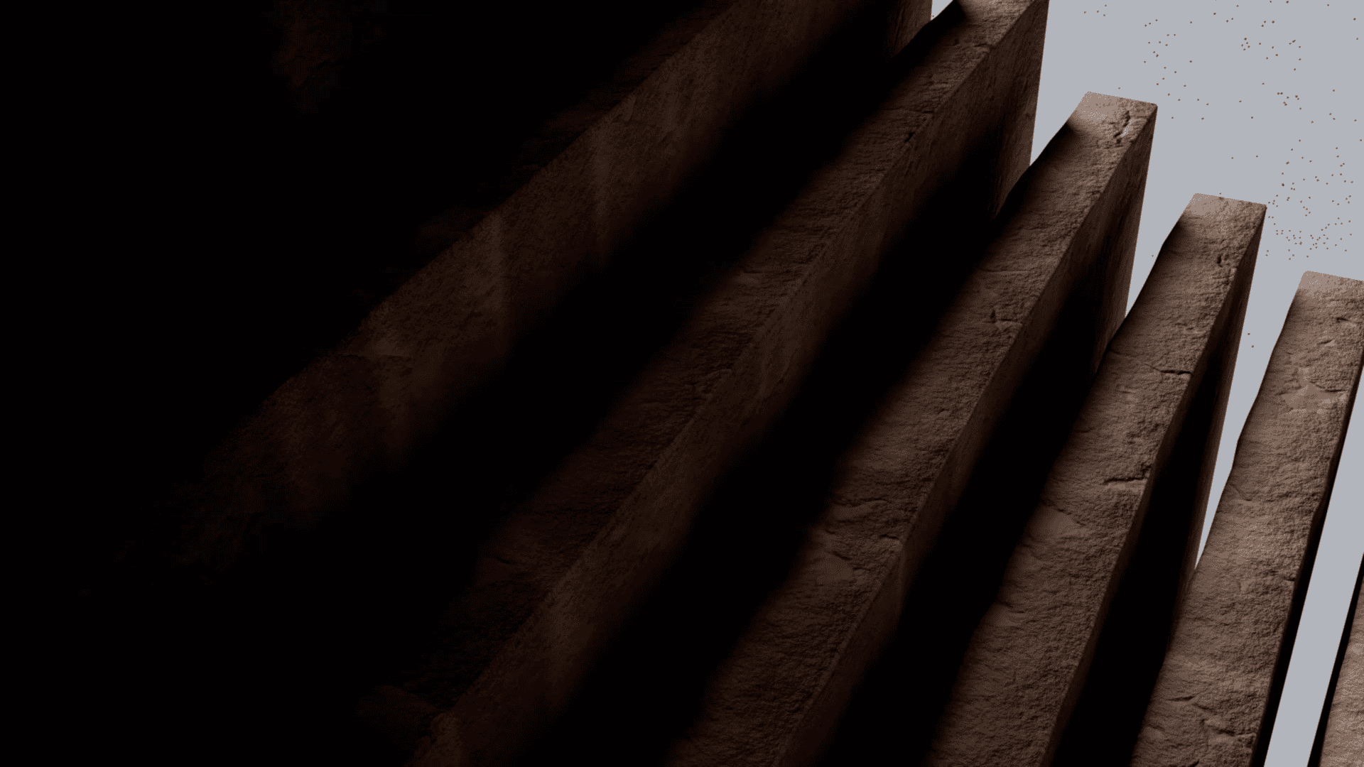 Stone pillars background